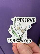 Load image into Gallery viewer, Growing Old Trans CHARITY Sticker
